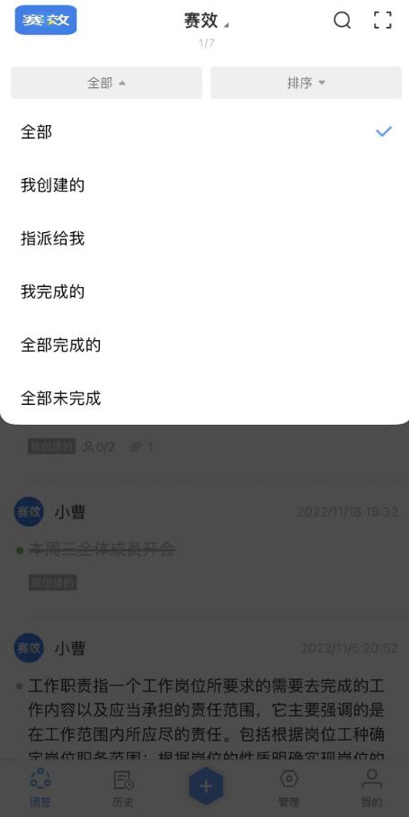 赛效团队任务指派