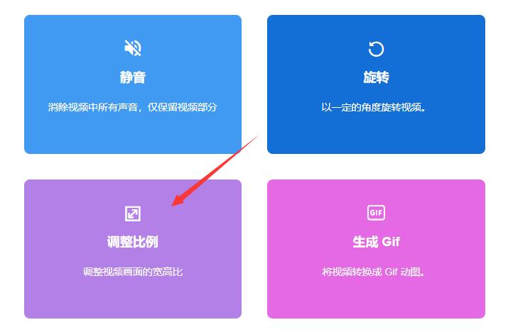 视频比例调整